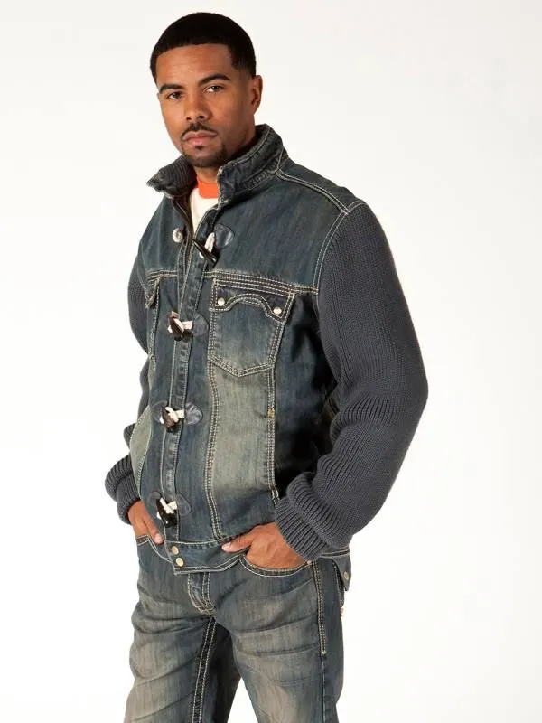 Pelle-Pelle-Mens-Dark-Gray-Denim-Bomber-Jacket.webp Pelle Pelle Mens Dark Gray Denim Bomber Jacket