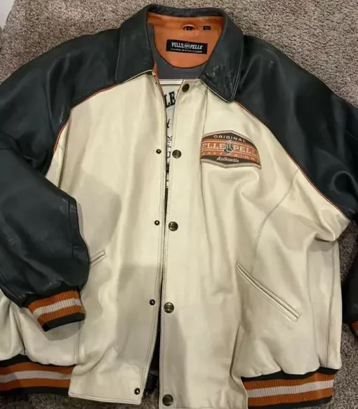 Pelle-Pelle-Mens-Gray-Cream-Leather-Jacket.webp Pelle Pelle Mens Gray & Cream Jacket