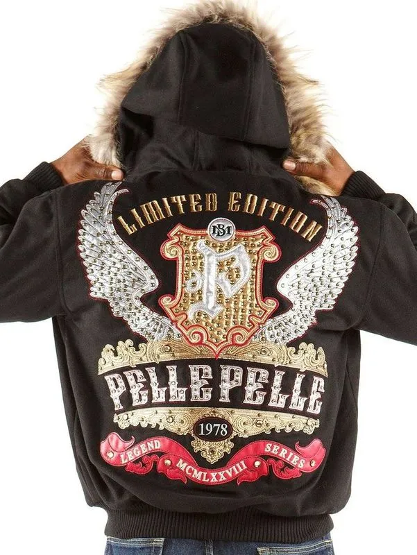 Pelle Pelle Mens Legend Series 1978 Black Jacket