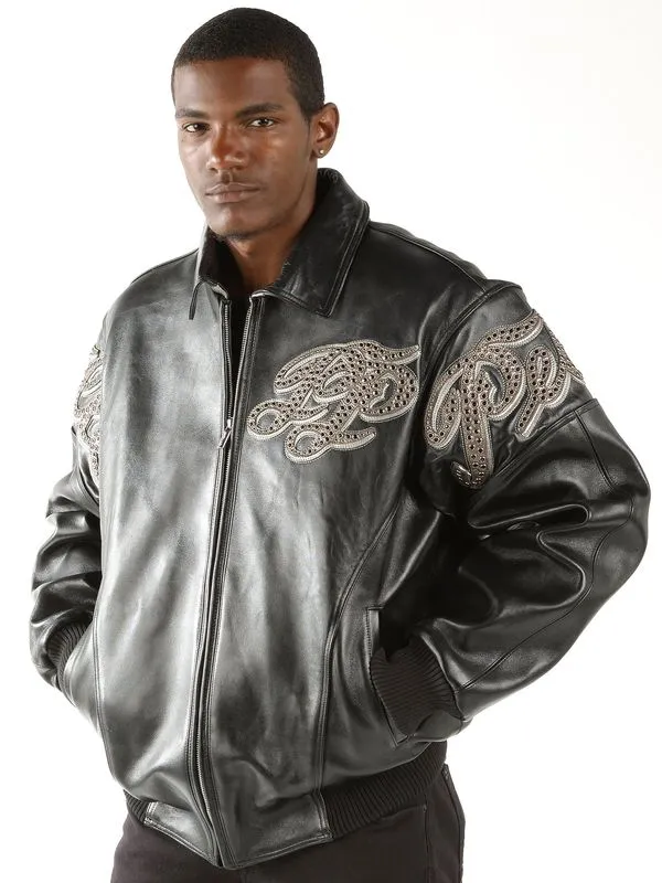Pelle Pelle Mens MB Vintage Black Leather Jacket