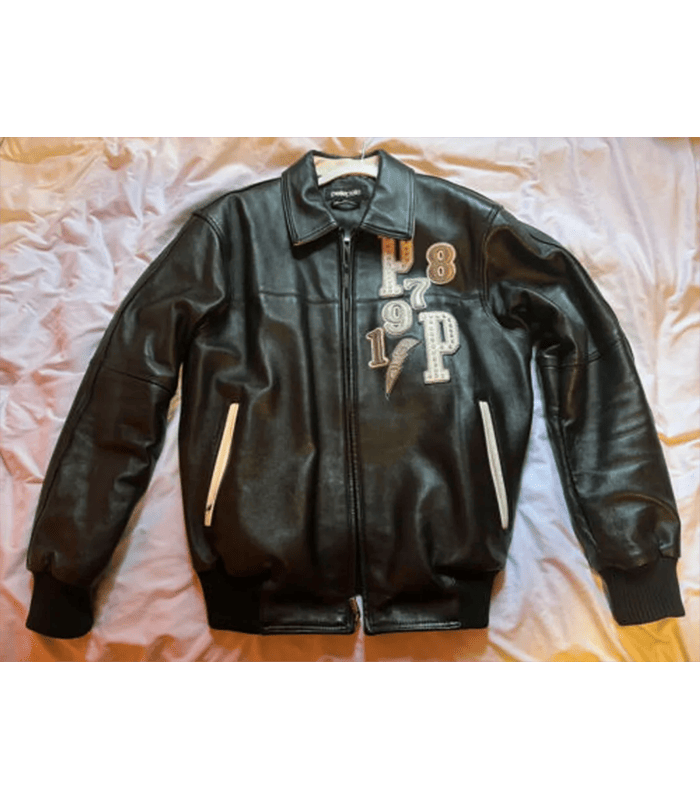 Pelle Pelle Mens Marc Buchanan Black Fighting Leather Jacket