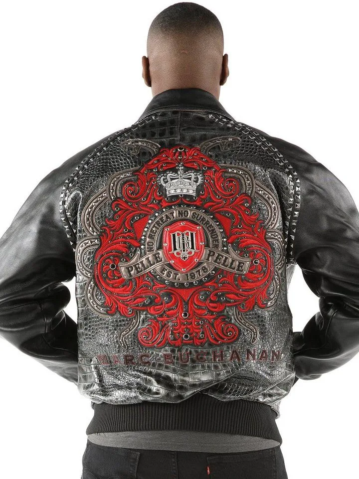 Pelle-Pelle-Mens-Marc-Buchanan-No-Retreat-No-Surrender-Black-Jacket-jpg.webp Pelle Pelle Mens Marc Buchanan No Retreat No Surrender Jacket