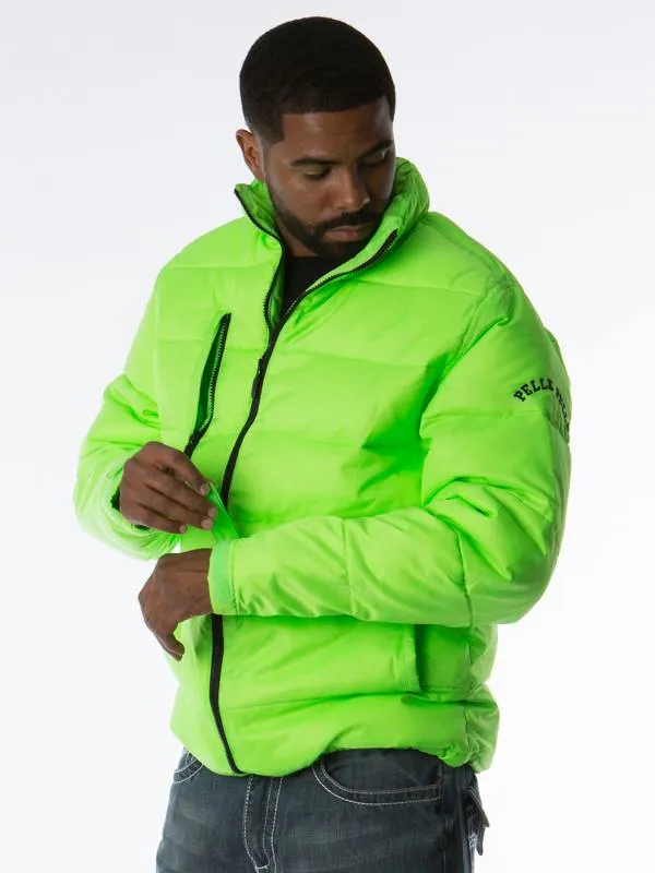 Pelle Pelle Mens March Buchanan Green Puffer Jacket