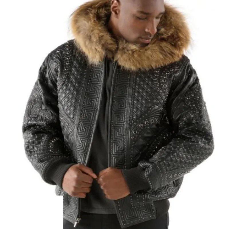 Pelle-Pelle-Mens-Monarch-Rust-Burnish-Black-Leather-Jacket.webp Pelle Pelle Mens Monarch Rust Burnish Black Leather Jacket