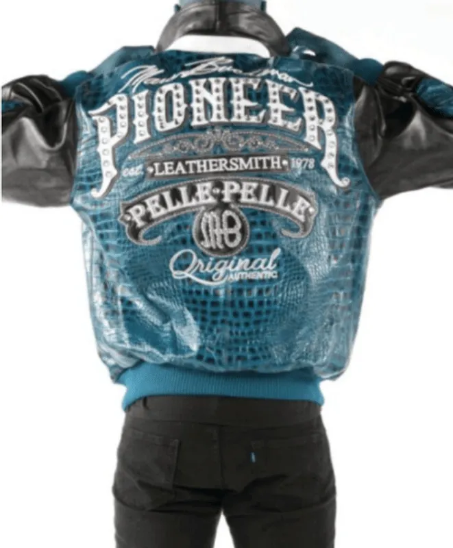 Pelle Pelle Mens Pioneer Turquoise Jacket