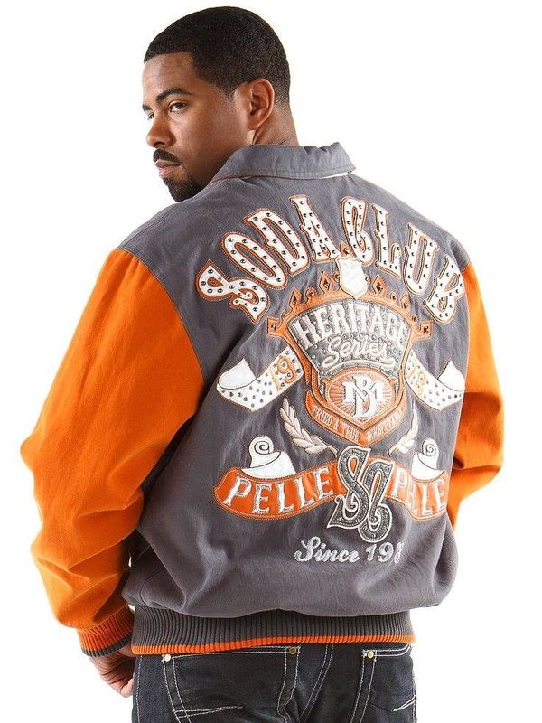 Pelle-Pelle-Mens-Soda-Club-Heritage-Series-Bomber-Jacket.jpeg Pelle Pelle Mens Soda Club Heritage Series Bomber Jacket - Image 1