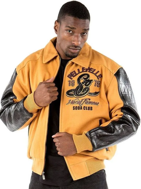 Pelle Pelle Mens World famous Yellow Jacket