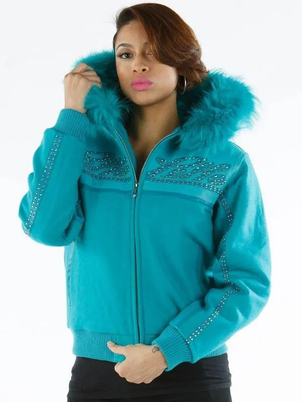 Pelle Pelle Mover Shakers Neon Blue Jacket