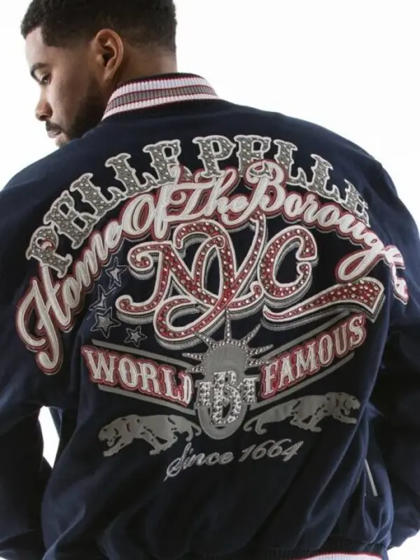 Pelle Pelle New York City Tribute Blue Jacket