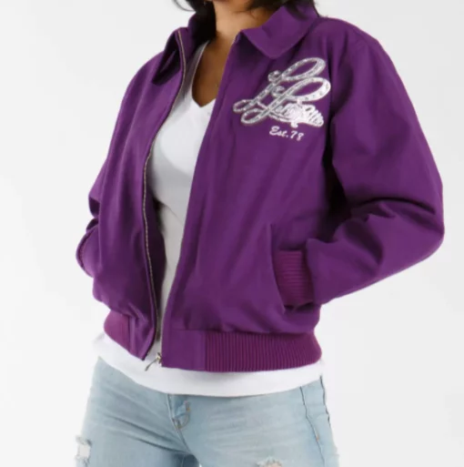 Pelle Pelle Notorious Purple Wool Jacket