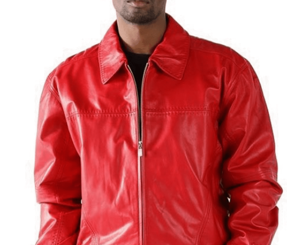 Pelle Pelle Blouson Red Leather Jacket
