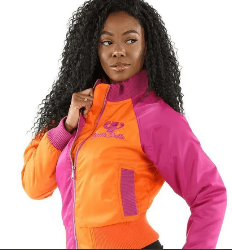 Pelle Pelle Orange and Pink Jacket