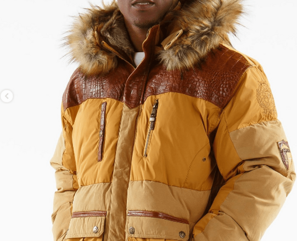 Pelle Pelle Pinnacle Mustard Hoodie Jacket