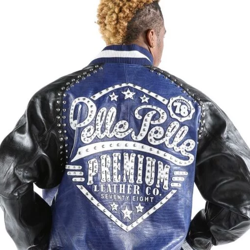 Pelle Pelle Royal Blue Leather Jacket