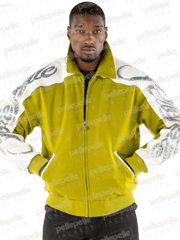 Pelle Pelle Scripted Olive Mens Jacket