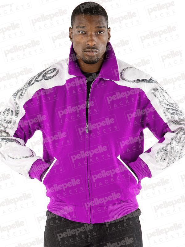 Pelle-Pelle-Scripted-Purple-Jacket.png Pelle Pelle Scripted Purple Jacket
