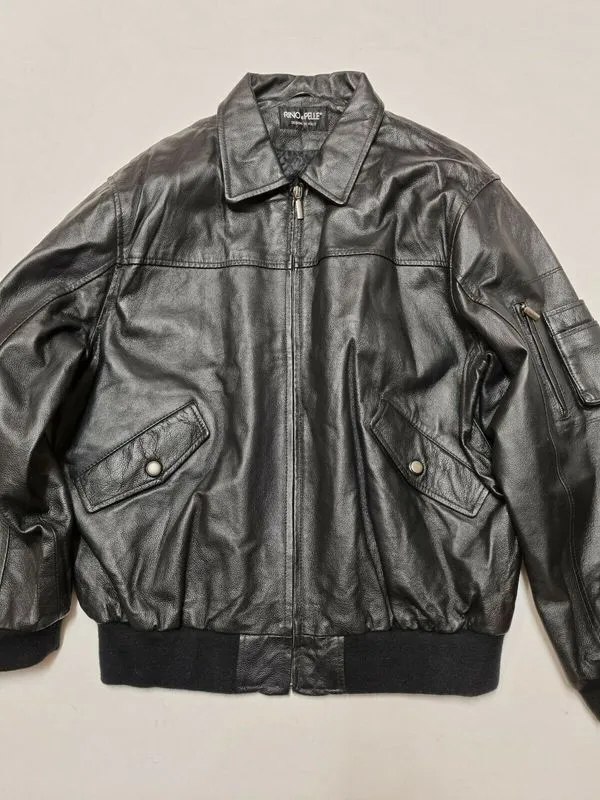 Pelle-Pelle-Shiny-Black-Leather-Jacket.webp Pelle Pelle Shiny Black Leather Jacket