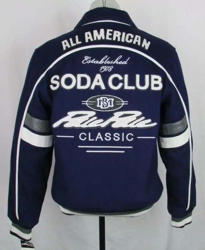 Pelle Pelle Soda Club Wool and Leather Jacket