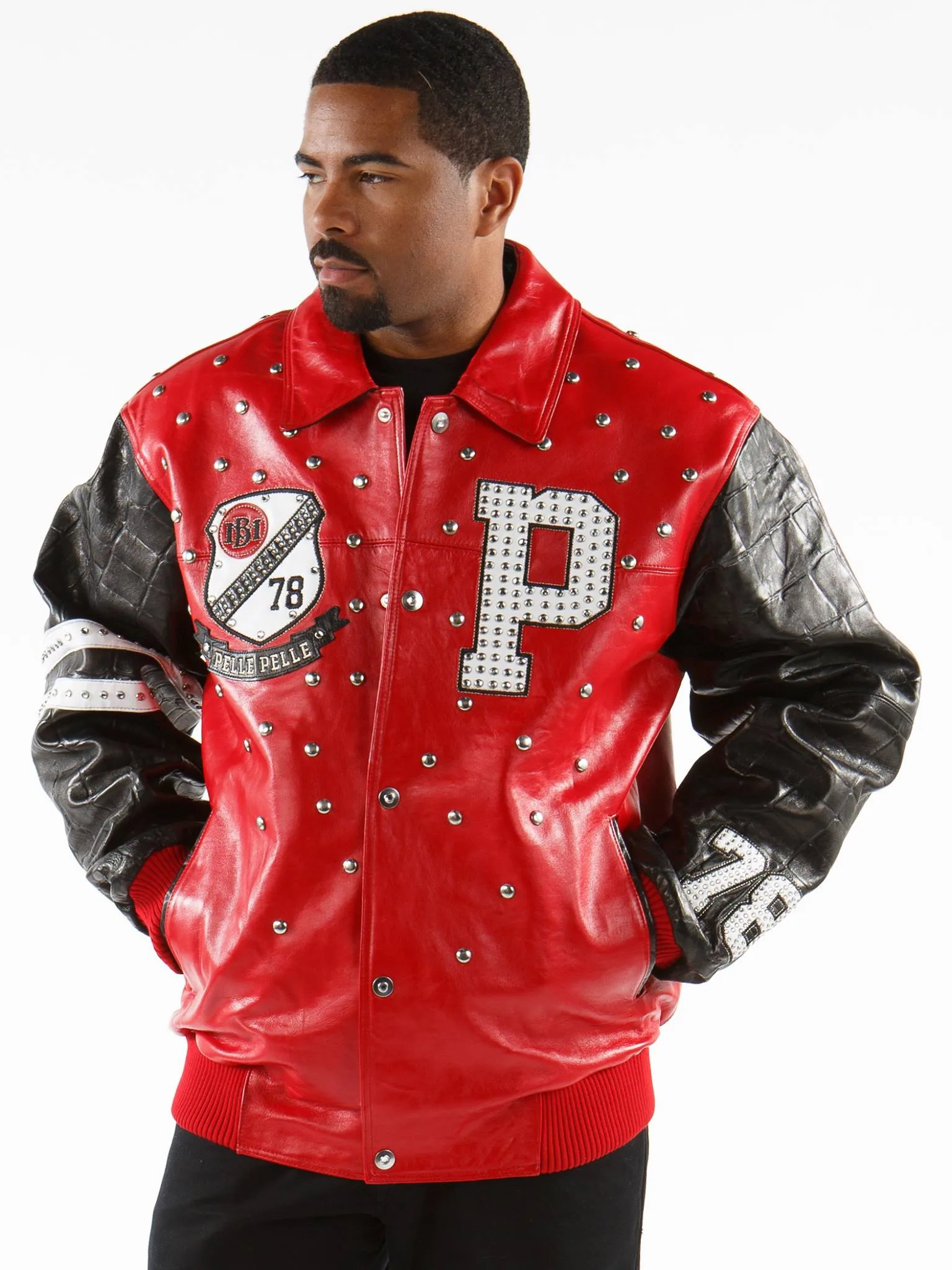 Pelle-Pelle-Studded-Letterman-Red-Jacket-jpg.webp Pelle Pelle Studded Letterman Red Jacket