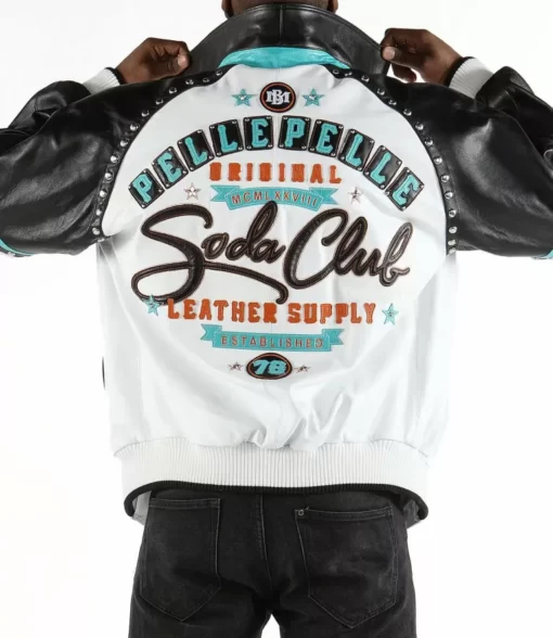 Pelle Pelle Studded Soda Club Leather Jacket