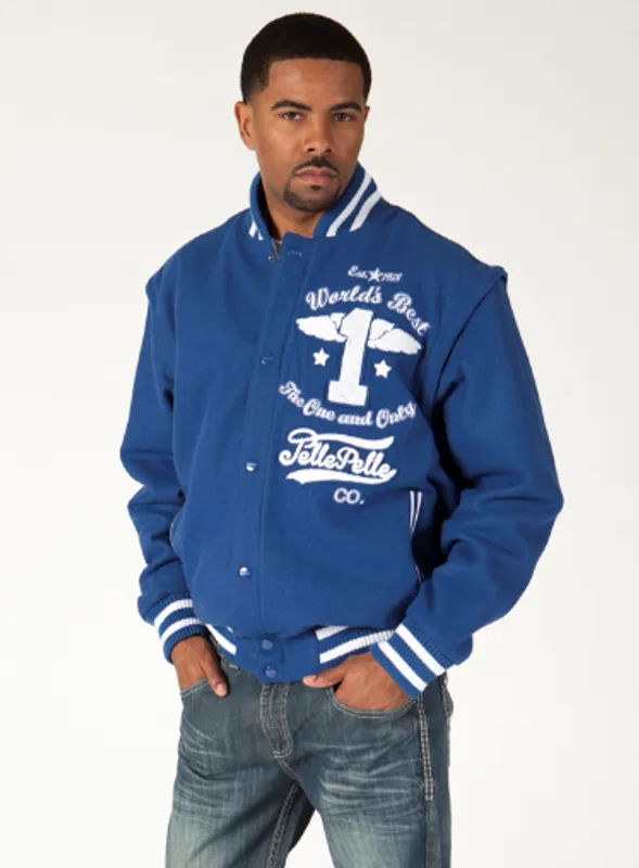 Pelle Pelle The One and Only Blue Varsity Jacket