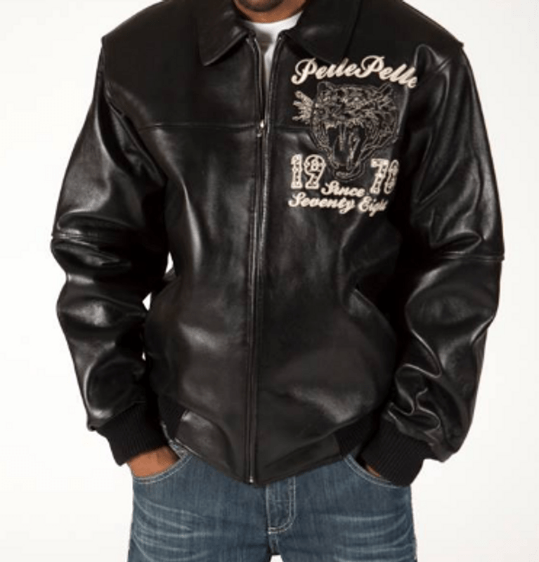 Pelle Pelle Tiger Black Plush Jacket