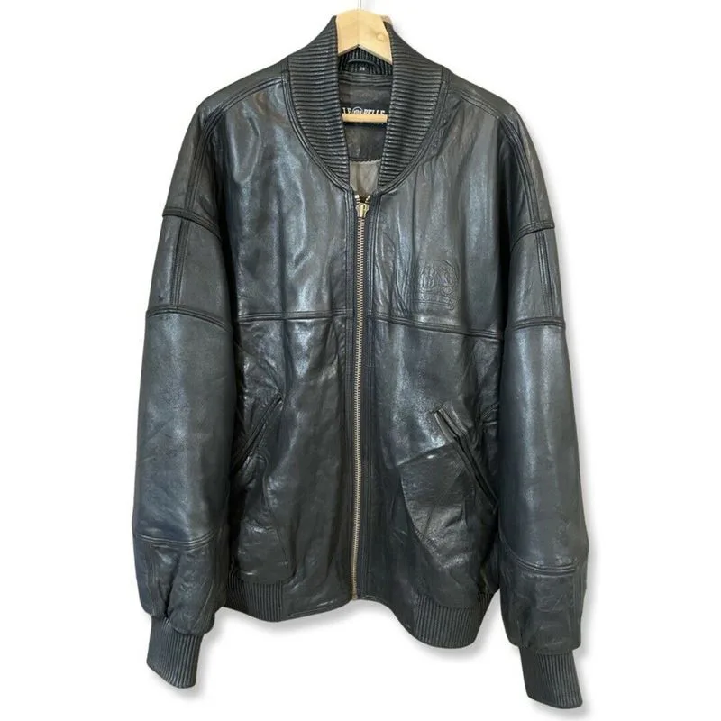 Pelle-Pelle-Vintage-Marc-Buchanan-1978-Mens-Black-Leather-Jacket-1-1-jpg.webp Pelle Pelle Vintage Marc Buchanan 1978 Black Men Leather Jacket