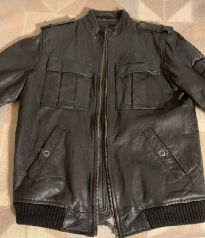 Pelle Pelle Vintage Mens Black Leather Jacket