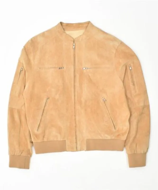 Pelle Pelle Vintage Men’s Brown Bomber Jacket