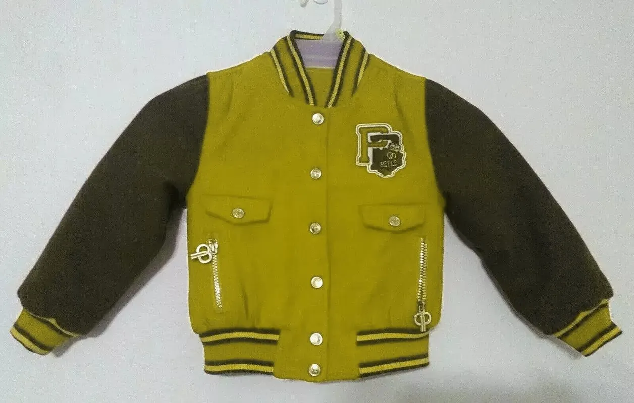 Pelle-Pelle-Wheat-Hooded-Midlayer-Mens-Jacket-1.webp Pelle Pelle Vintage Yellow Varsity Jacket