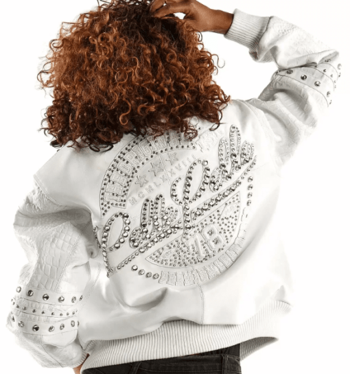 Pelle Pelle Women White Leather Jacket