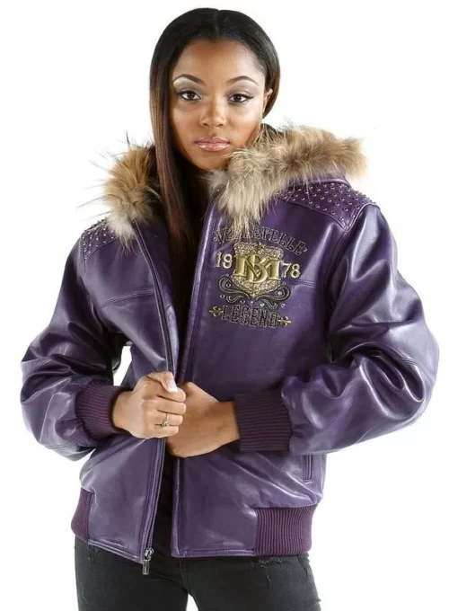 Pelle-Pelle-Women-Legend-1978-Purple-Leather-Jacket.webp Pelle Pelle Women Legend 1978 Purple Leather Jacket