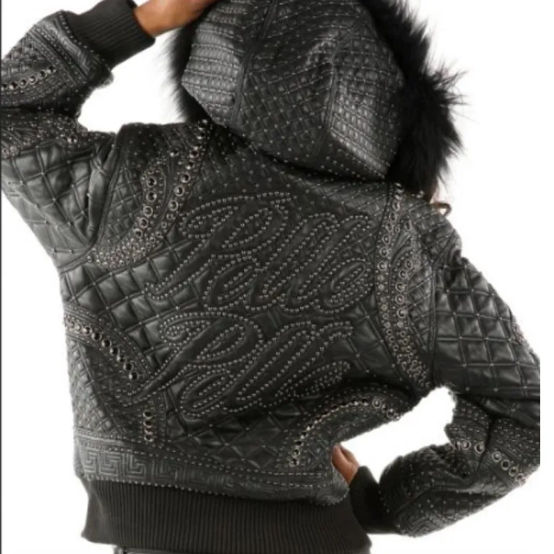 Pelle Pelle Women Monarch Rust Burnish Black Jacket