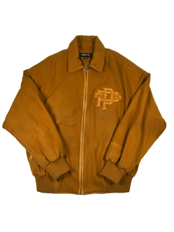Pelle Pelle 1978 Mustard Wool Varsity Jacket