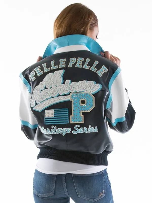 Pelle-Pelle-Womens-All-American-Navy-Blue-Jacket.webp Pelle Pelle Womens All American Navy Blue Jacket