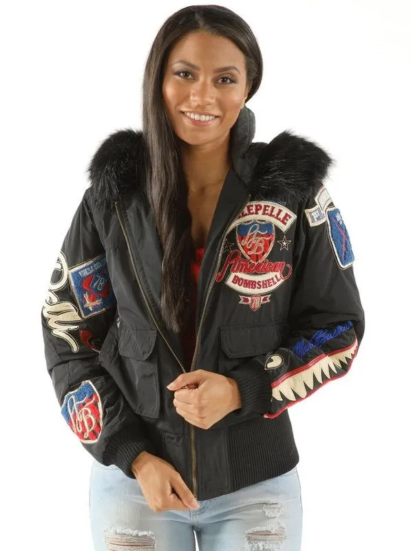 Pelle-Pelle-Womens-American-Bomshell-Jacket.webp Pelle Pelle Womens American Bomshell Jacket
