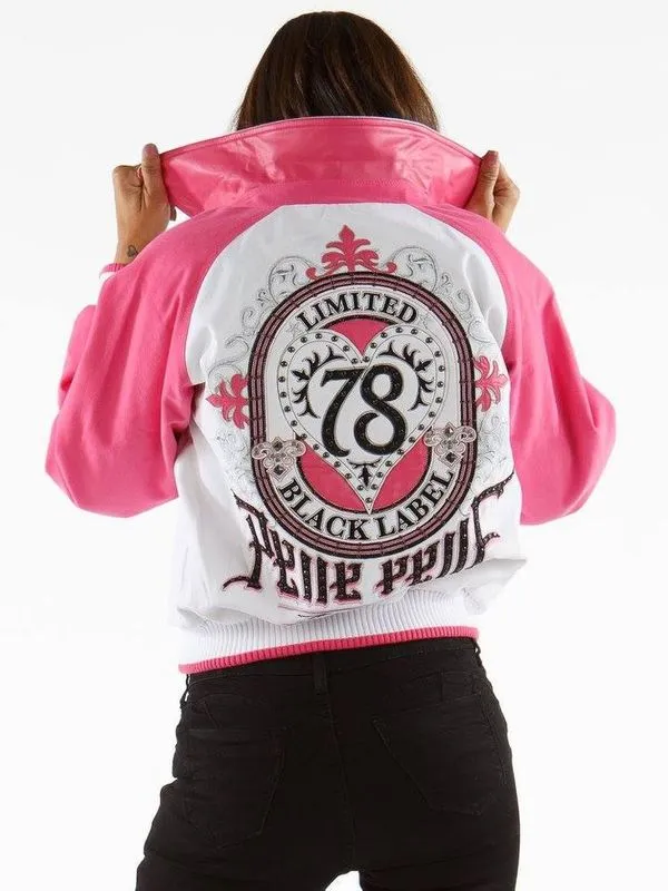 Pelle Pelle Womens Black Label Limited 78 Pink Jacket