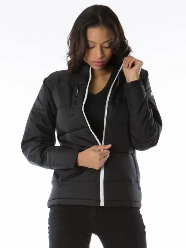 Pelle Pelle Womens Black Puffer Polyester Jacket