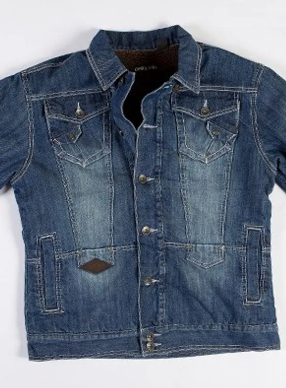 Pelle Pelle Womens Blue Denim Jacket