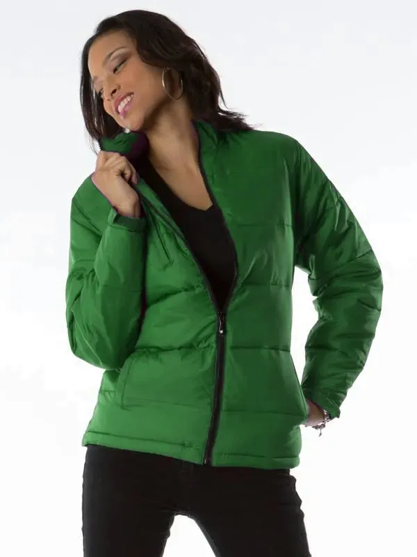 Pelle Pelle Womens Green Puffer Jacket