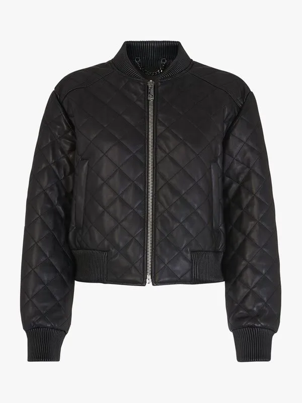 Pelle Pelle Womens Million Dollar Black Quilted Jacket