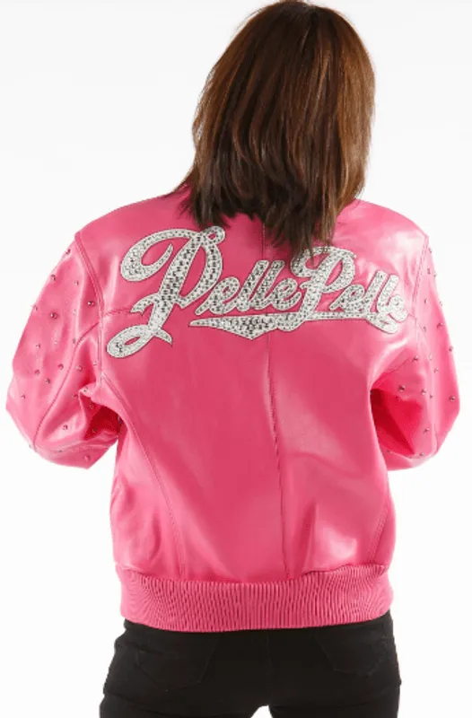 Pelle Pelle Womens Pink Leather Jacket