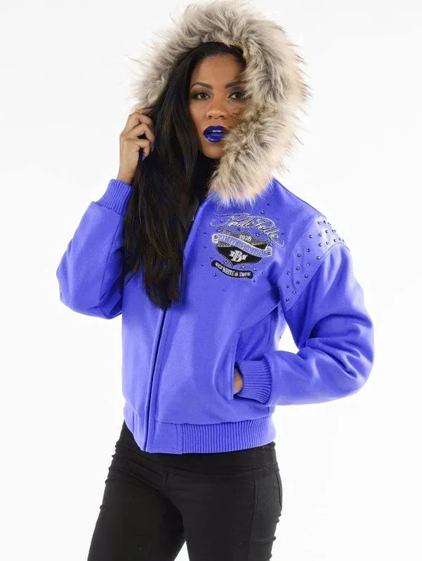 Pelle Pelle Womens Signature Light Blue Jacket