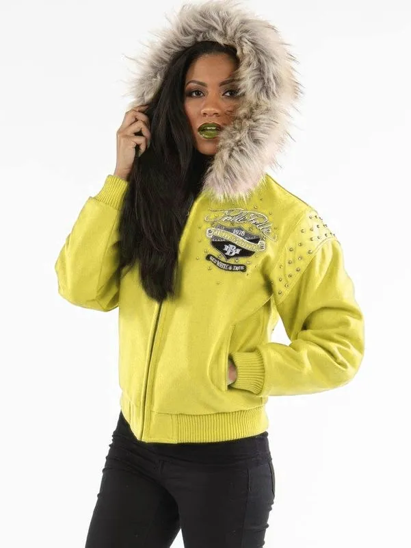 Pelle Pelle Womens Signature Yellow Jacket