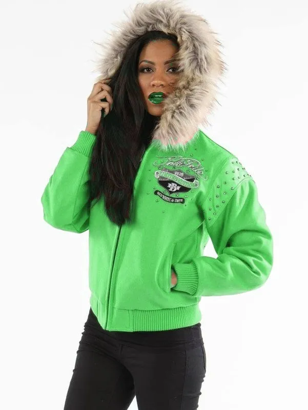 Pelle Pelle Womens Signature Green Jacket