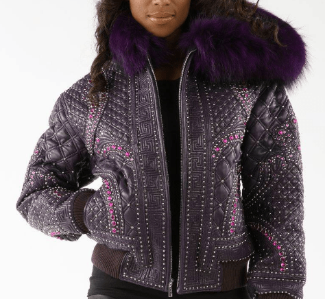 Pelle-Pelle-Womens-Studded-Leather-Jacket.png Pelle Pelle Women’s Studded Leather Jacket