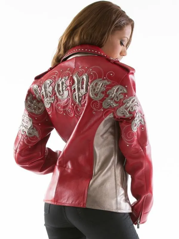 Pelle Pelle Womens Ultimate Signature Red Leather Jacket