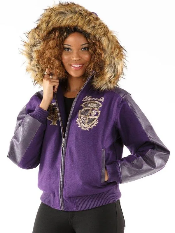 Pelle-Pelle-Womens-Vintage-Marc-Buchanan-Pink-Jacket-2-jpeg.webp Pelle Pelle Womens Dynasty Purple Hooded Jacket