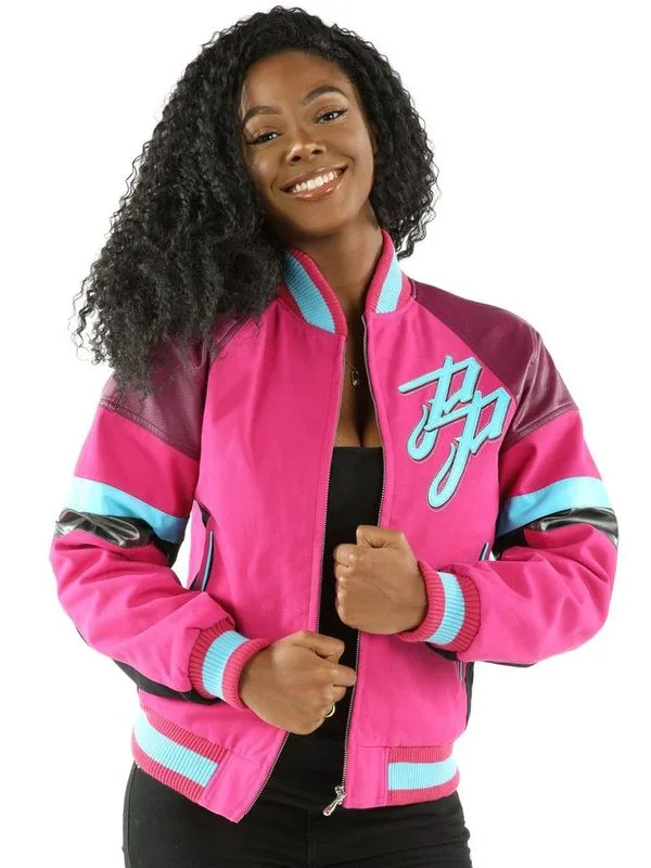 Pelle Pelle Womens Vintage Marc Buchanan Pink Jacket