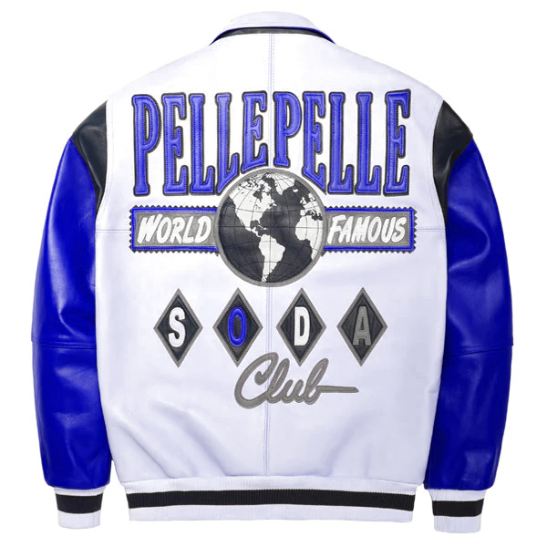Pelle-Pelle-World-Famous-Blue-Soda-Club-Plush-Jacket.jpg Pelle Pelle World Famous Blue Plush Jacket - Image 1